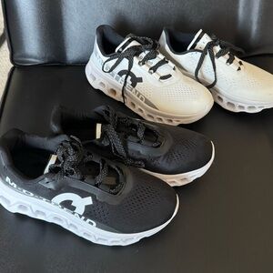 Stylish Black and White Women's Sneakers